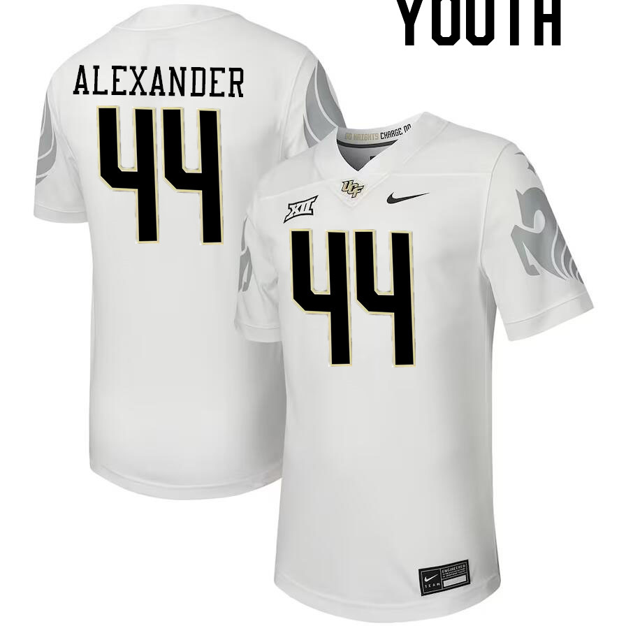 Youth #44 Matthew Alexander UCF Knights Big 12 Conference College Football Jerseys Stitched-Black